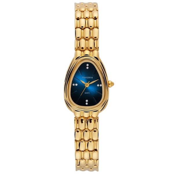 Relógio Mondaine Feminino Serpens Mostrador Azul 33061lpmvdm2