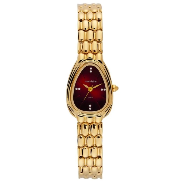 Relógio Feminino Serpens Mostrador Vermelho Mondaine 33061lpmvdm1