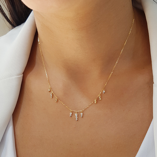 Gargantilha Topázio Ouro 18k