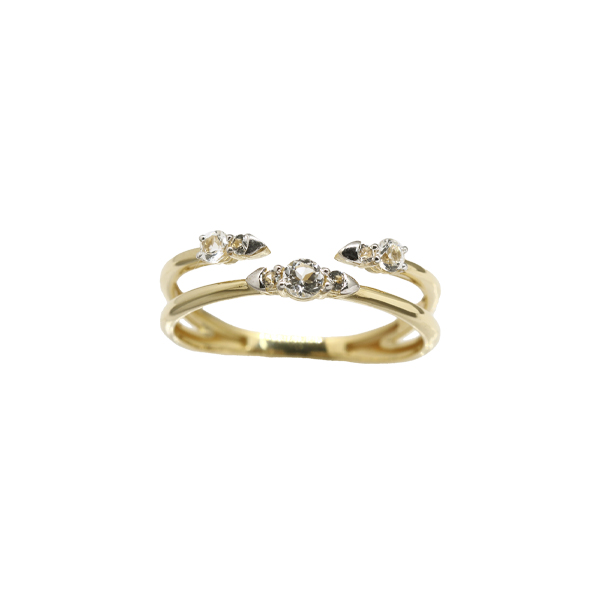 Anel Topázio Ouro 18k