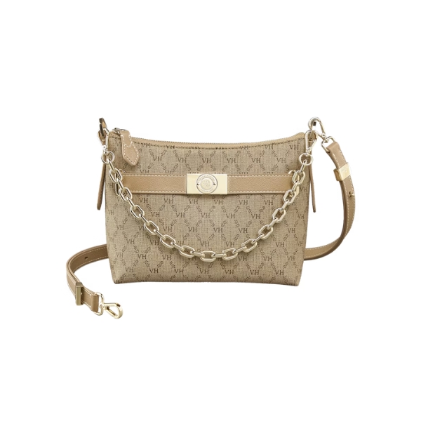 Bolsa Victor Hugo Andy Belmont Beaver Coconut Beige