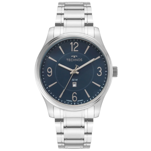 Relógio Technos Masculino Steel Prata 2015bzbs/1a