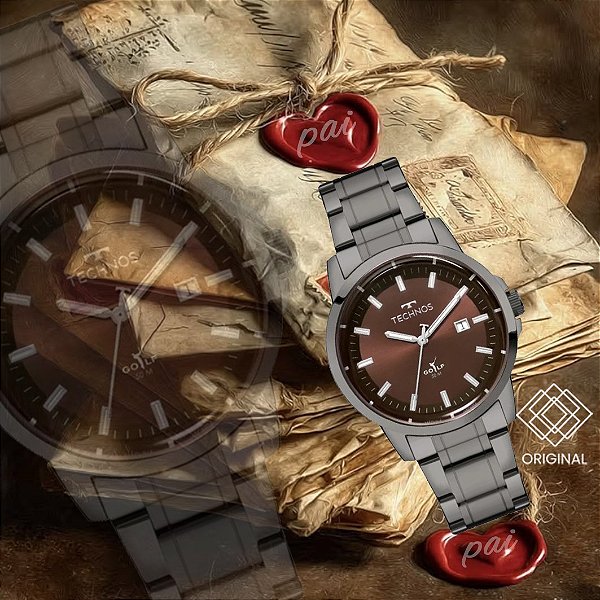Relógio Technos Masculino Golf Grafite 2115uee/1m