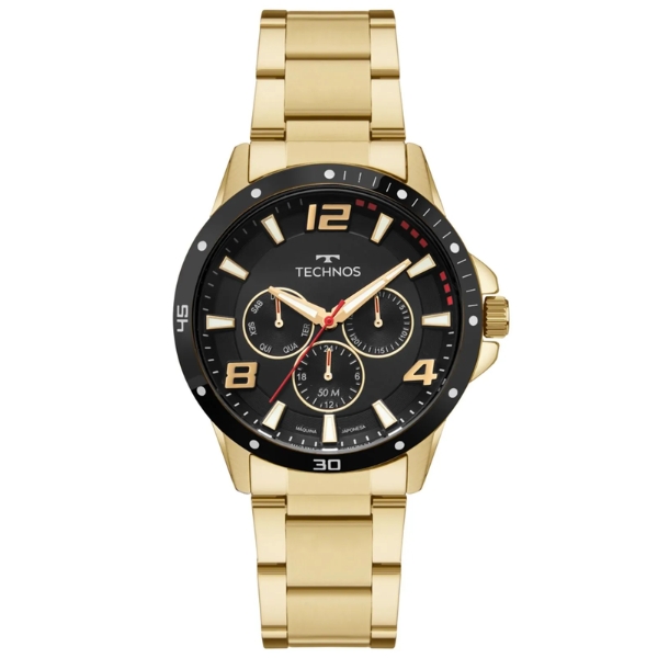 Relógio Technos Masculino Racer Premium Dourado 6p29ams/1p