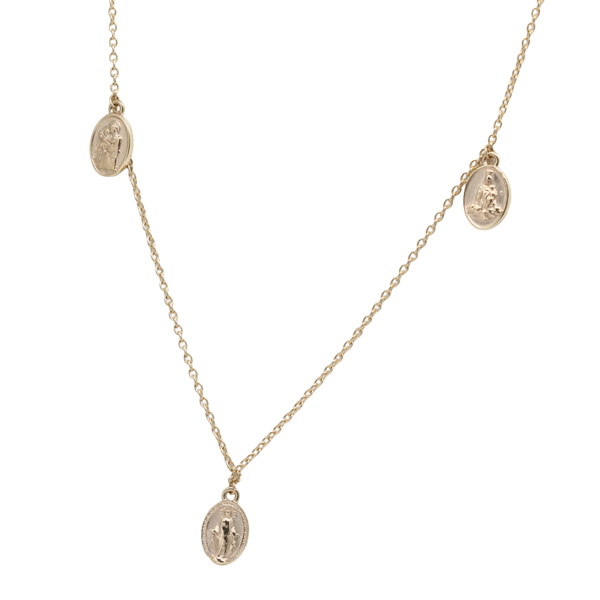 Gargantilha Medalhas em Ouro 10k