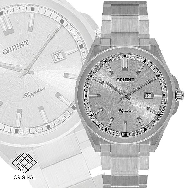 Relógio Orient Eternal Masculino Analógico Slim Prata Mbss1512 S1sx