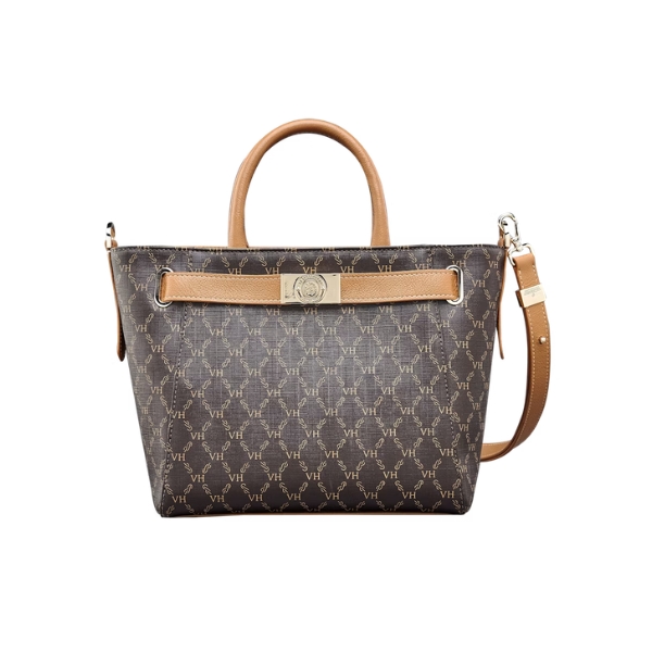 Bolsa Victor Hugo Chelsea Belmont Coffee Cuoio