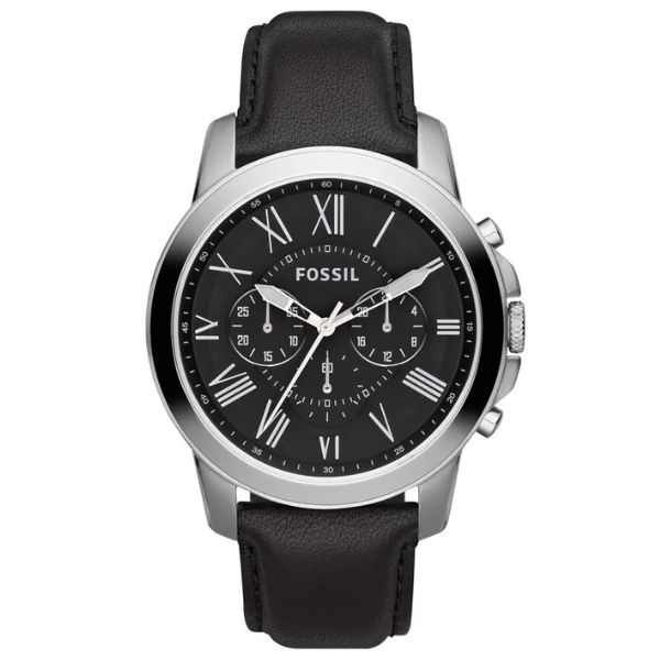 Relógio Fossil Masculino Grant Prata FS4812/0PN