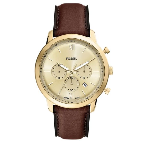 Relógio Fossil Masculino Neutra Dourado FS6113/0DN