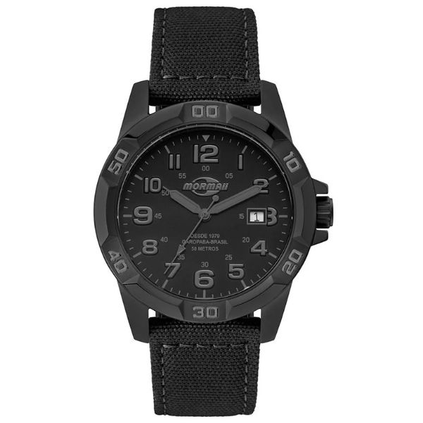 Relógio Mormaii Steel Masculino Preto MO2317AQ/2P