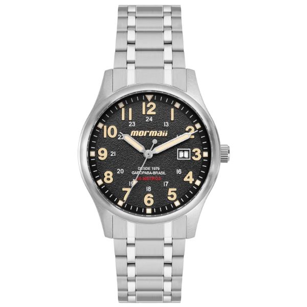 Relógio Mormaii Steel Basic Masculino Prata MO2115BT/1P