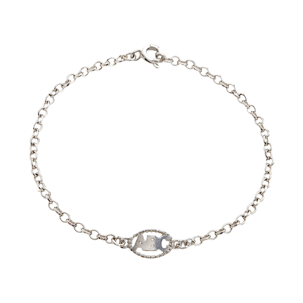 Pulseira Infantil ABC Prata 925