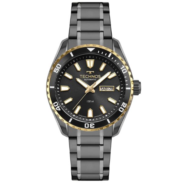 Relógio Technos Automático Diver Masculino Bicolor 8205PC/1P