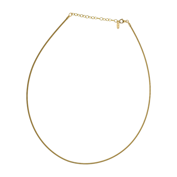 Gargantilha Choker Aro Ouro 18k Corda de Violão