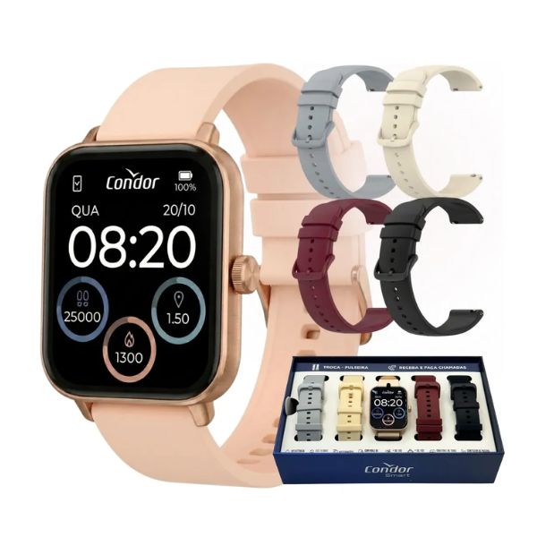 Relógio Condor Smartwatch Feminino COSMART1AB/8J