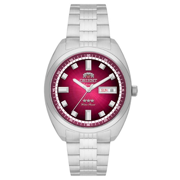 Relógio Orient Heritage Automático YN6SS004 W1SX Vinho