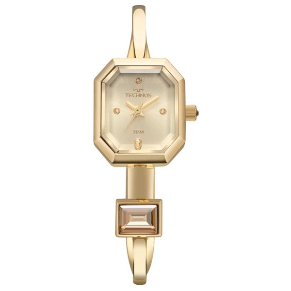 Relógio Bracelete Technos Feminino Crystal Dourado 2035NGA/1X