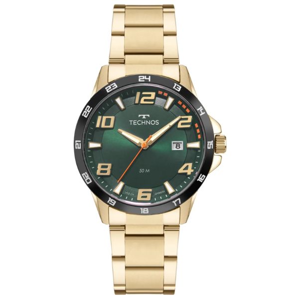 Relógio Technos Masculino Racer Premium Bicolor Verde 2315LBQ/1V