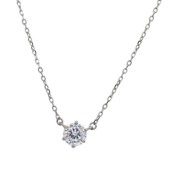 Gargantilha Ponto de Luz Moissanite em Prata 925 – 45cm
