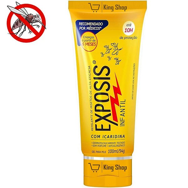 Repelente Insetos Exposis Gel Infantil Icaridina 100ml