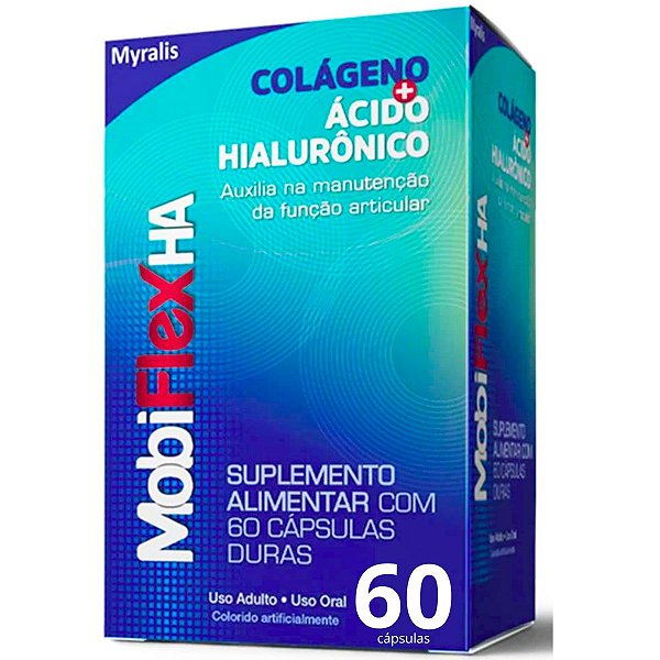 Suplemento Mobiflex Ha Colágeno + Ácido Hialurônico C/ 60