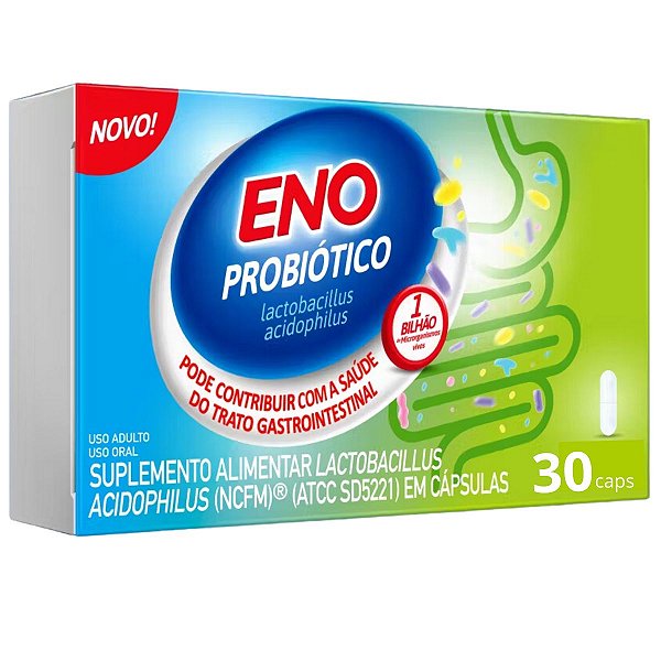Eno Suplemento Alimentar Probiótico Lactobacillus 30 Caps