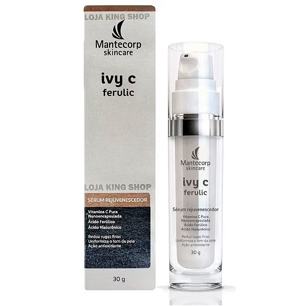 Ivy C Ferulic Sérum Rejuvenescedor Mantecorp Hialurônico 30g