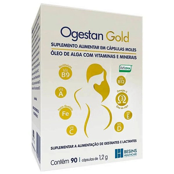 Ogestan Gold Suplemento Alimentar C/ 90 Cápsulas de 1,2gr