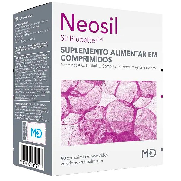 Neosil Si + Biobetter Suplemento Alimentar C/90 Comprimidos
