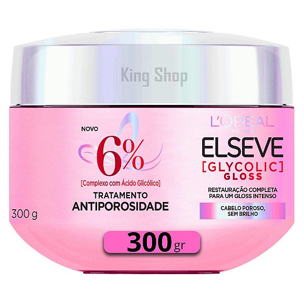 Creme de Tratamento Elseve Restauração Glycolic Gloss 300gr