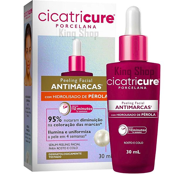 Sérum Cicatricure Porcelana Peeling Facial Antimarcas 30ml