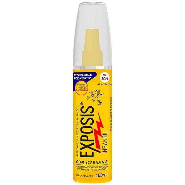 Repelente Exposis Proteção Infantil Icaridina Spray 100ml