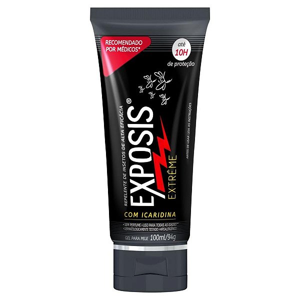 Repelente Exposis Proteção Insetos Extreme Icaridina Gel 100ml