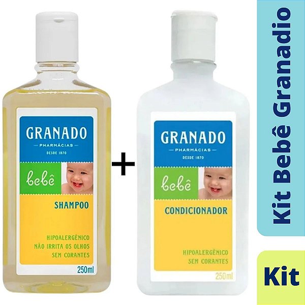 Shampoo Granado + Condicionador Kit Bebê Tradicional 250ml