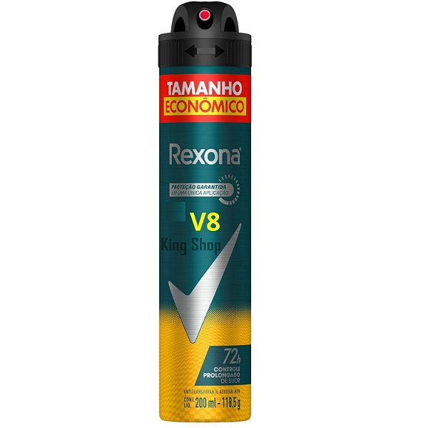 Desodorante Rexona Antitranspirante Proteção V8 Men 200ml