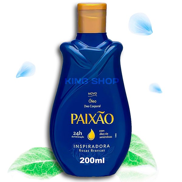 Óleo Paixão Amêndoas Corporal Hidratante Inspiradora 200ml