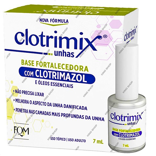 Esmalte Clotrimix Base Fortalecedora Com Clotrimazol 7ml
