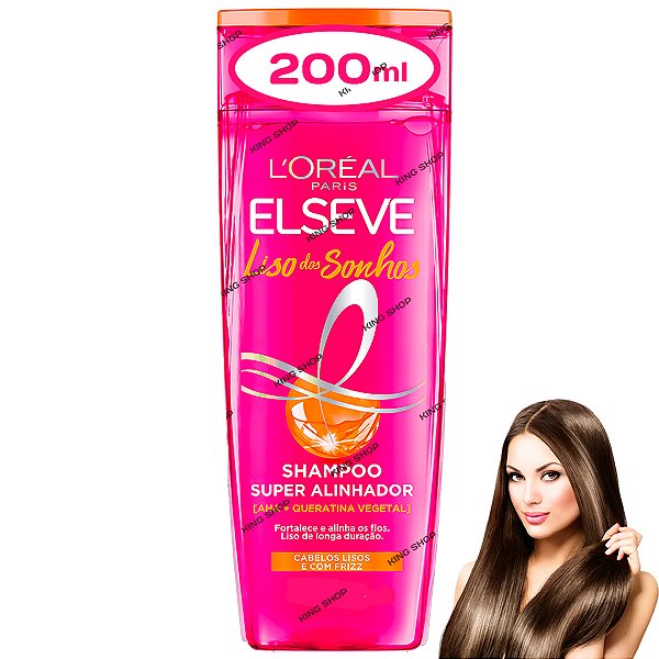 Shampoo Elseve Liso Dos Sonhos Brilho Liso Anti Frizz 200ml