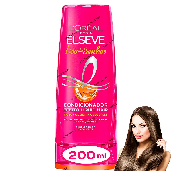 Condicionador Elseve Liso Dos Sonhos Brilho Anti Frizz 200ml