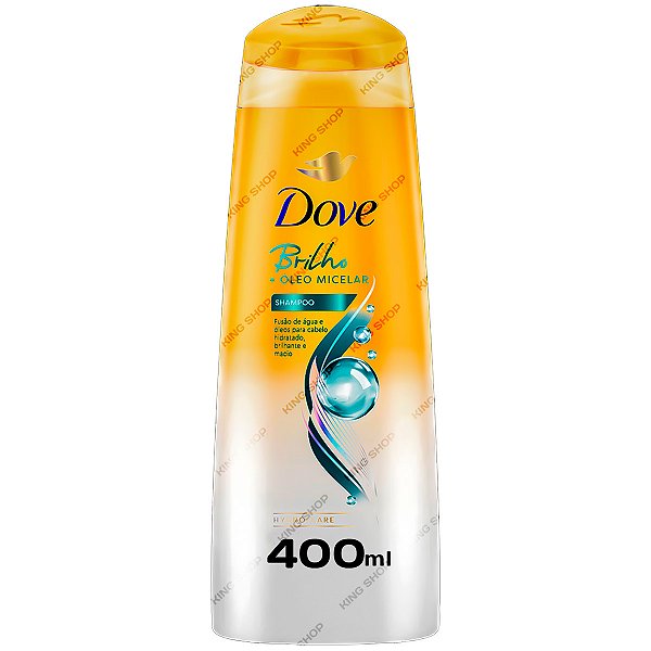 Shampoo Dove Hidratação Brilho Óleo Micelar Nutrição 400ml