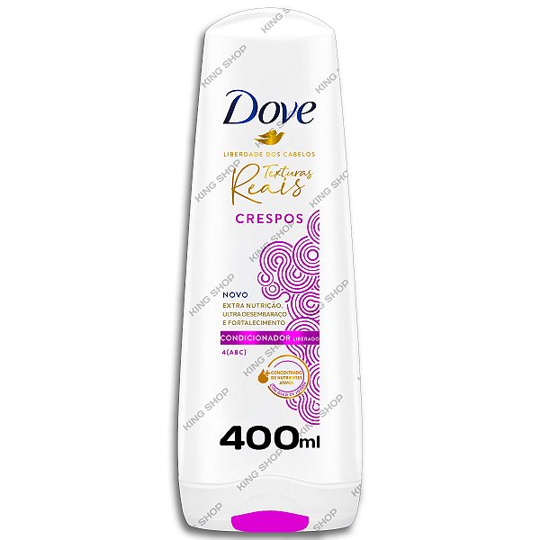 Condicionador Dove Hidratação Texturas Reais Crespos 400ml