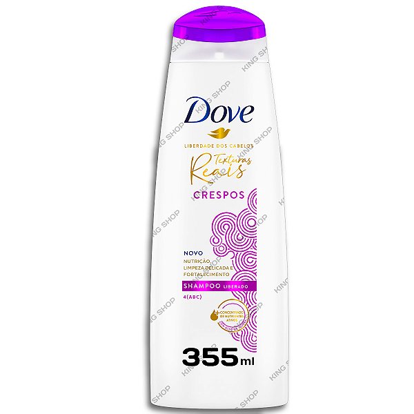 Shampoo Dove Hidratação Texturas Reais Crespos Nutrição 400m