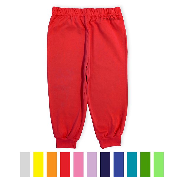 Calça Infantil Meia Estação Nº 06 ou 08 Malha 100% Algodão Premium