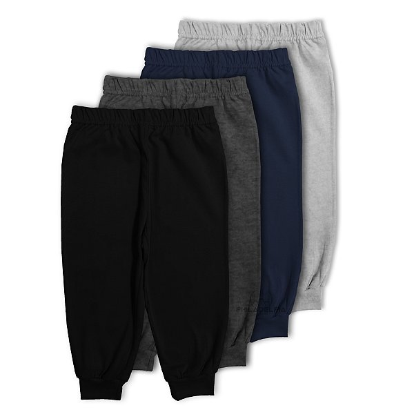 Kit Calça Juvenil Conforto Nº 10/ 12 /14 Malha 100% Algodão