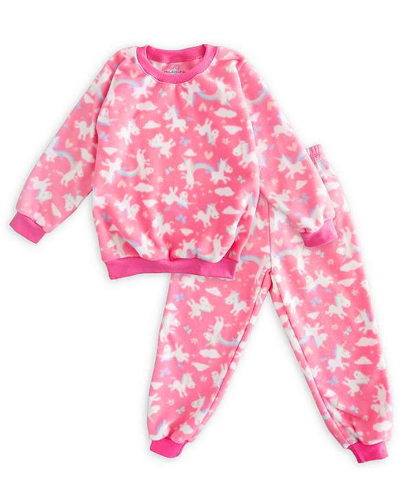 Pijama Infantil Inverno Peluciado Soft Anti-alergico
