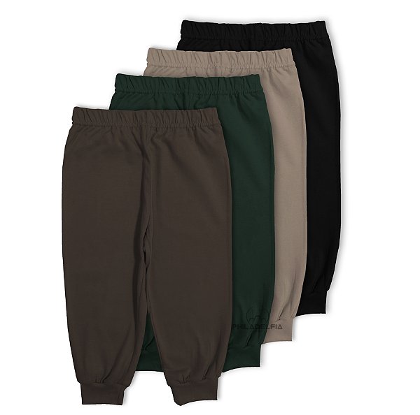 Kit Calça Juvenil Conforto Nº 16 Malha 100% Algodão