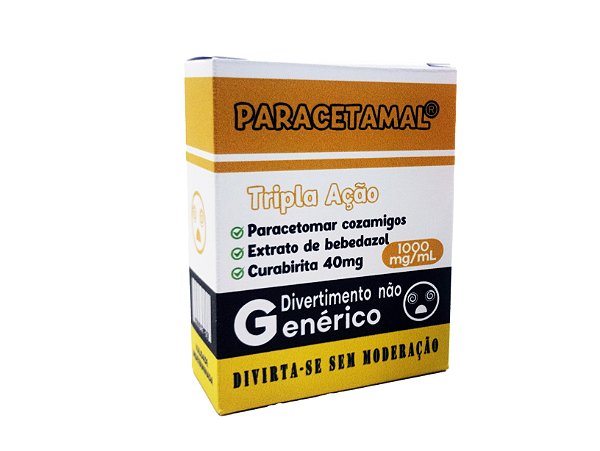 5 Caixinhas Paracetamal para Kit Ressaca