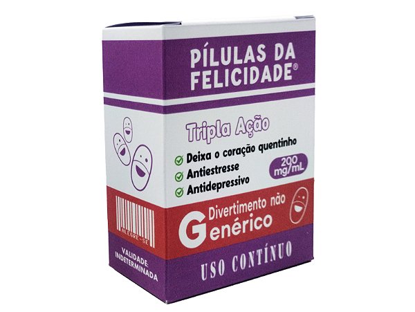 5 Caixinhas Pílulas da Felicidade Fantasyarts