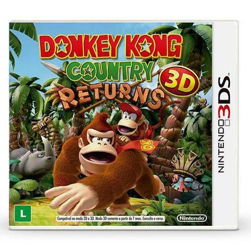 Donkey Kong Country Returns 3D Seminovo – 3DS