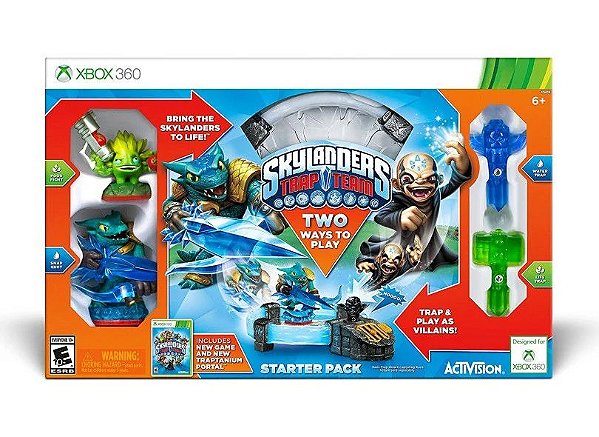 Skylanders Trap Team (Starter Pack) Seminovo - Xbox 360